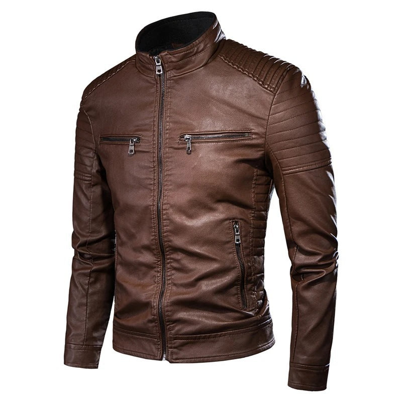 Drifter | Faux Leather Biker Jacket