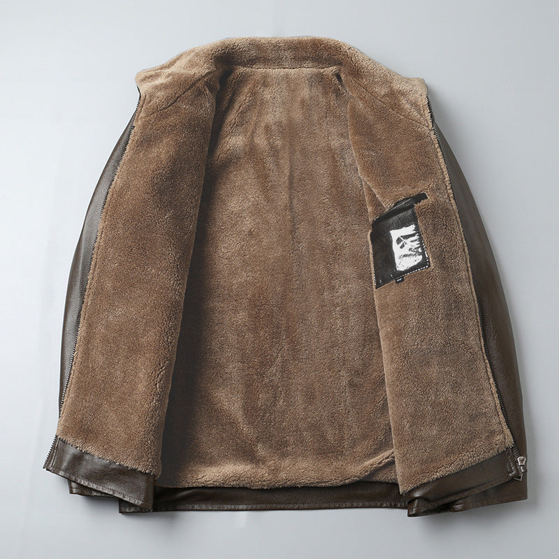 Stonebridge | Sherpa Faux Leather Jacket