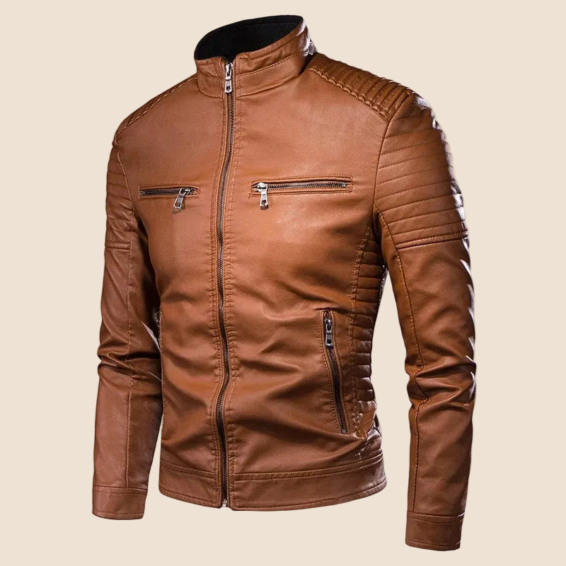 Drifter | Faux Leather Biker Jacket
