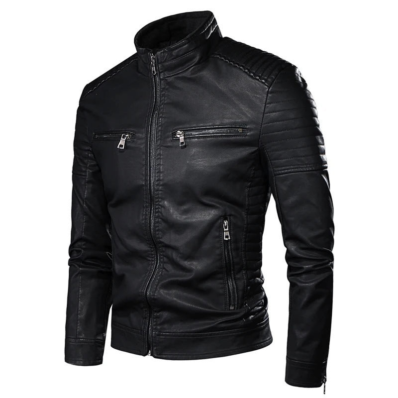 Drifter | Faux Leather Biker Jacket
