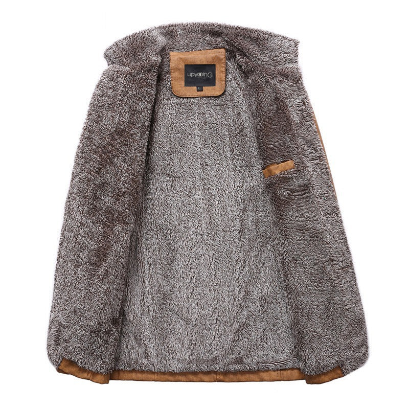 Eastwood | Fleece Lined Faux Leather Coat