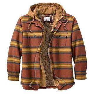 Woodland | Hooded Plaid Shirt Jacket