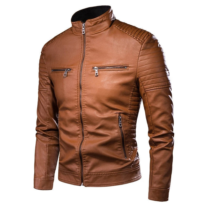 Drifter | Faux Leather Biker Jacket