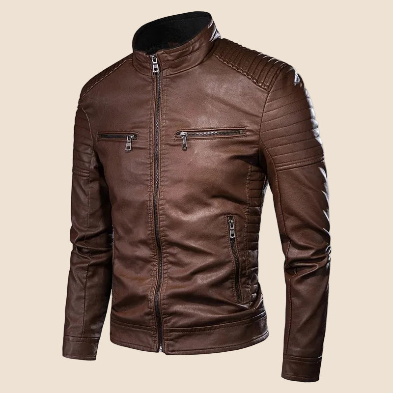 Drifter | Faux Leather Biker Jacket